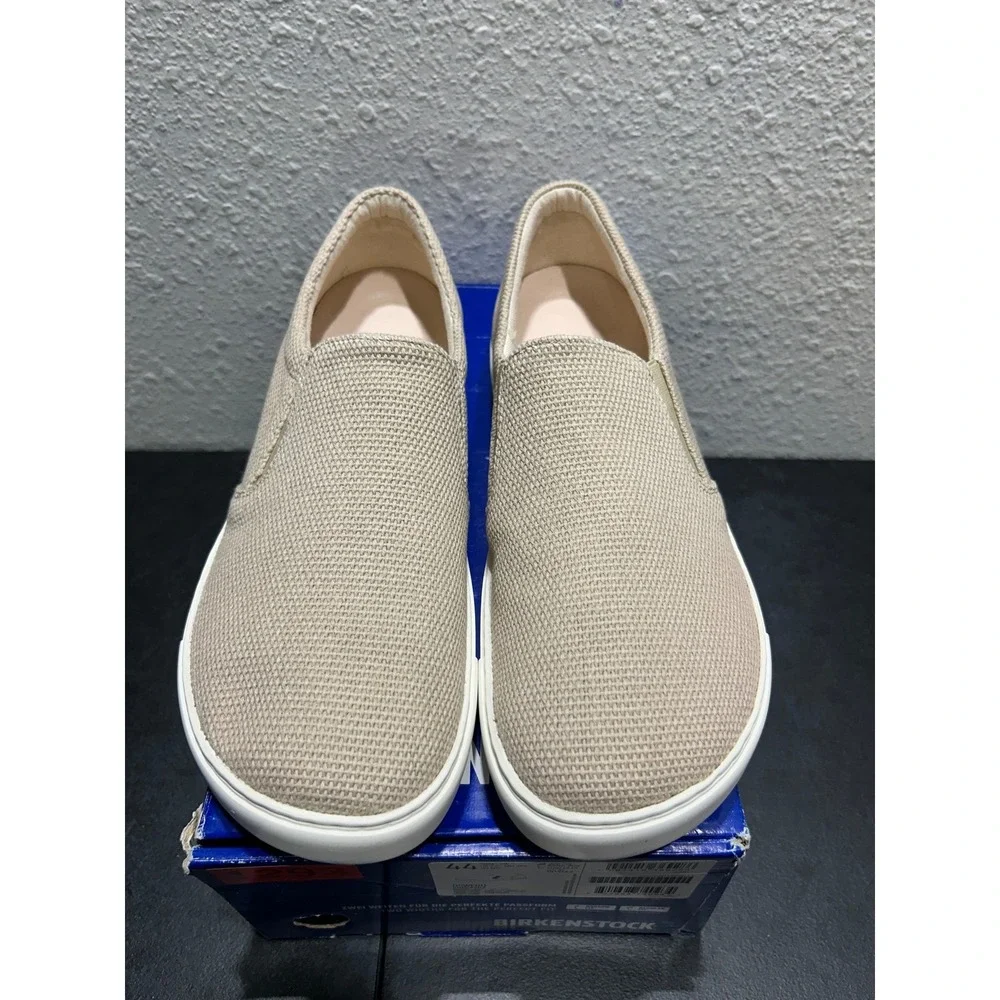 Birkenstock Oswego Textile Suede Sandcastle Beige EU 44 US M11 Mens